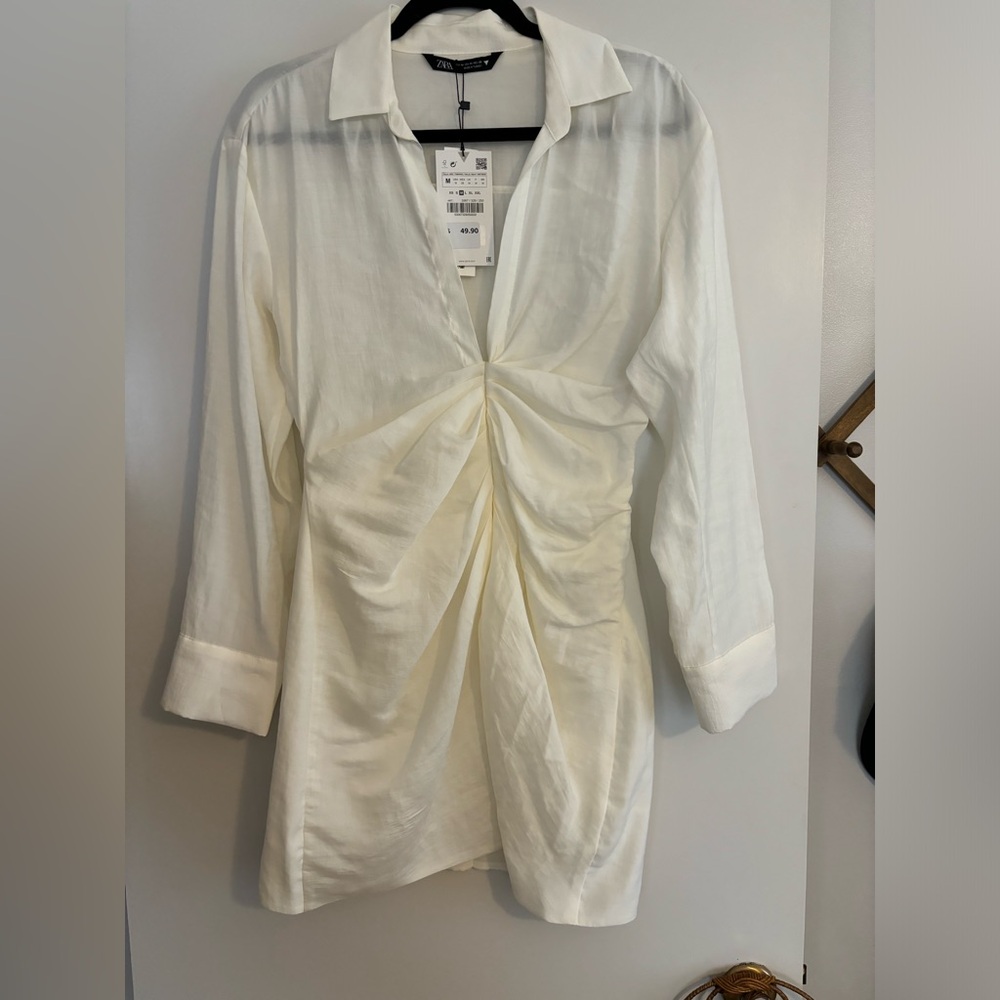 Zara White Dress